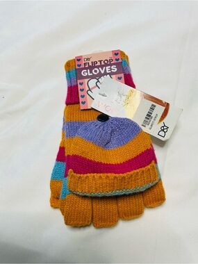 D&Y Women’s Wool Blend Flip Top Gloves Convertible Mittens Cozy Winter NWT